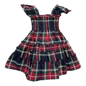 New! Hill House Ellie Baby Nap Dress in Navy Tartan